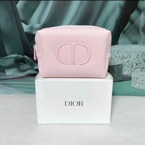 dior make up bag pink